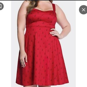 Retro dress from torrid anchor sailor size 16